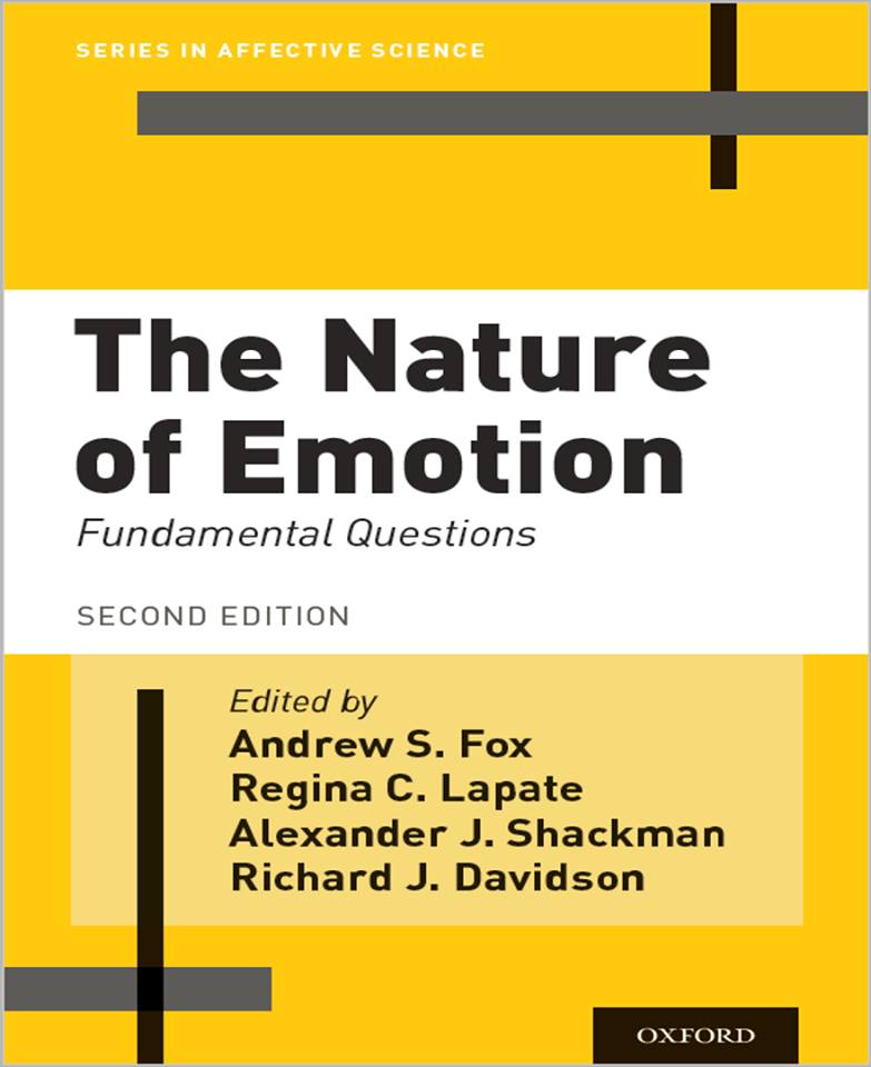 The Nature of Emotion (2nd edition). Now available for pre-order