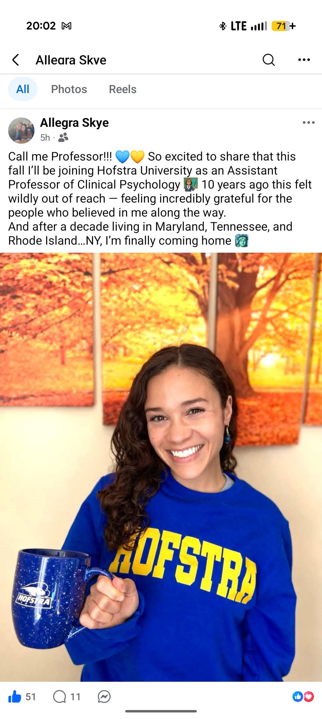 Congrats to former postbac, Allegra Anderson!! Now an Assistant ...